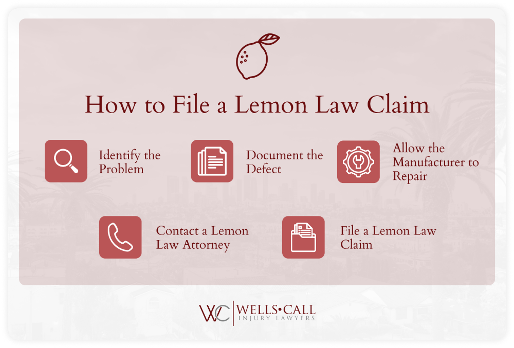 how to file lemon law claim california